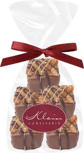 Wagner Praline Florentiner 5stk/77,5g in Klarsichttüte mit Clipschleife