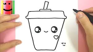 Dessin kawaii à commander en ligne votre livre. Comment Dessiner Une Boisson Fraiche Super Kawaii Tuto Dessin Youtube