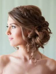 Knotted french braided updo for medium length hair via. 12 Latest And Easy Updo Hairstyles For Medium Hair