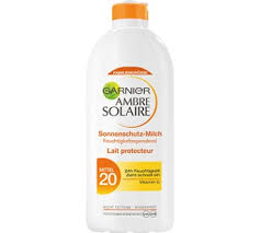 Garnier ambre solaire after sun soothing moisturising milk. Garnier Ambre Solaire Sonnenschutz Milch Lsf 20 Test Testberichte De