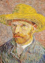 Kop Self Portrait With A Straw Hat By Van Gogh Poster Online Dear Sam Vincent Van Gogh Elements Of Art Sjalvportratt