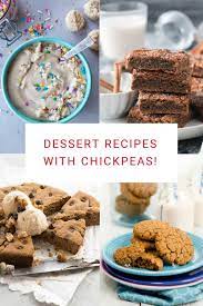 Vegan Dessert Recipes Featuring Chickpeas Vegan Dessert Recipes Dessert Recipes Desserts