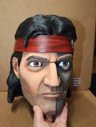 What scale is the 3D printed figure?