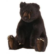 Big Black Bear Stuffed Animal Monte Grizzly Bear Bear Stuffed Animal Bear Plush Toy Large Stuffed Animals