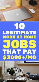 10 Most Profitable Work At Home Jobs For 2019 Work From Home Opportunities Legitimate Work From Home Work From Home Jobs