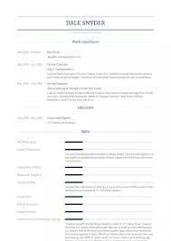 Resume format for job driver. 12 Resume Format For Driver Job In Dubai Driver Job Resume Format Work Experience