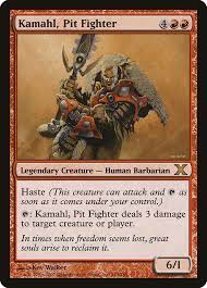 Somehow, kamahl convinced philips to produce another album for him. Kamahl Pit Fighter 10ed 214 Magic The Gathering Card
