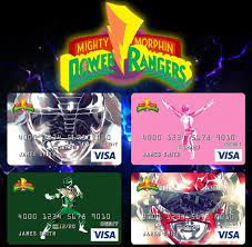Earn points for free gear. Power Rangers Visa Cards Exist Powerrangers