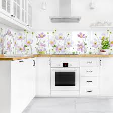 Kuchenruckwand Anemonen Mix Fliesenfolie Spritzschutz Kuchen Ruckwand