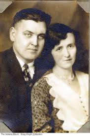 Portrait of Rex and Auleva Thomas, Princeton, Indiana, circa 1935