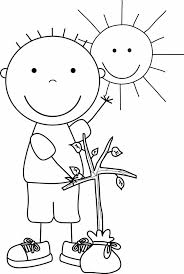 Seasons coloring page pages for adults free the four spring. Simple Earth Day Coloring Pages 101 Coloring