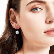 Diamond Earrings for Women Men Gifts for Wife Mom Girlfriend Moissanite  Stud Earrings 1ct,2ct 925 Sterling Silver Plated 18K White Gold, 925  Sterling Silver Plated 18K White Gold, Moissanite : Amazon.co.uk: Fashion