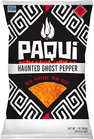 The green ghost pepper — the immature version of the red ghost — has a somewhat grassy flavor with fruity and floral notes. Haunted Ghost Pepper Paqui Chips