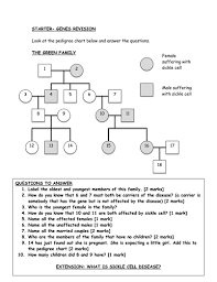 73 efficient simple pedigree chart worksheet