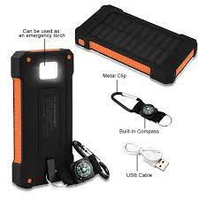 Di Grazia 10000 Mah Solar Charger Power Bank With Dual Amazon In Electronics Solar Power Bank Solar Charger Solar Power