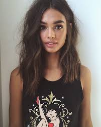 Image Result For Brunette Loose Waves Orta Uzunlukta Sac Modelleri Kivircik Sac Omuz Uzunlugunda Sac