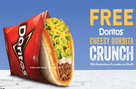 Check spelling or type a new query. Taco Bell Free Doritos Cheesy Gordita Crunch Coupon Deals From Savealoonie