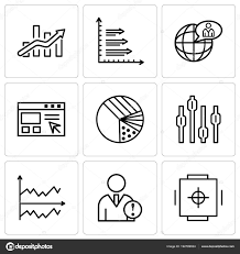 Set Of 9 Simple Editable Icons Such As Safe Box Data