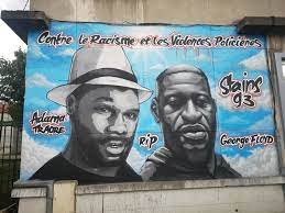(istock) driveway stains suggestive of. Seine Saint Denis Police Will Demonstrate Against A Fresco In Stains And Want To Cover It Archyworldys