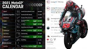The last grand prix will take place in valencia on 14th november 2021. Jadwal Motogp 2021 Mulai 28 Maret Di Motogp Qatar Motogp Indonesia Di Mandalika Masuk Daftar Tribun Batam