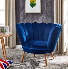 A sofa or a couch is just what you need! Living Room Comfortable Petal Shell Wood Leg Royal Blue Single Velvet Sofa Buy Royal Blue Single Velvet Sofa Single Sofa Chair Living Room Comfortable Petal Shell Wood Leg Royal Blue Single Velvet Sofa