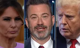 Jimmy Kimmel Reveals How Melania Could Troll Trump Right Into Jail