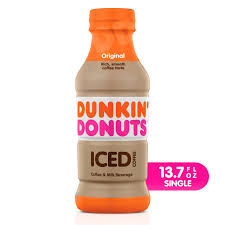 Dunkin donuts menu includes their famous variety of donuts along with other baked goods including munchkins, bagel sandwiches. Dunkin Donuts Original Iced Coffee Bottle 13 7 Fl Oz Walmart Com Walmart Com