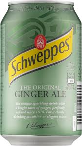schweppes ginger ale can alko