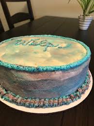 How to stack a cake with thick plastic milkshake straws! Welp My First Attempt At A Real Cake All From Scratch Lots Of Issues That I M Aware Of And Would Love Some Constructive Criticism Also Any Recommendations For An American Buttercream