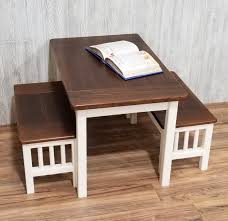 Kids Farmhouse Table Set Table And Benches Diy Pallet Furniture Diy Pallet Projects Farmhouse Table