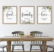 A place to eat, drink and be merry, dining room art celebrates our love of good food shared with family and friends. Bless The Food Before Us Prints Dining Room Decor Kitchen Etsy Dinning Room Wall Decor Dining Room Wall Decor Sitting Room Decor