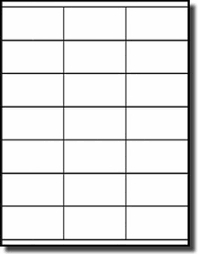 21 labels per sheet 8.5 x 11 sheets. 420 Square Corner Address Labels 2 833 X 1 5 Same Size As