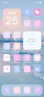 Minimalist Pastel Aesthetic Iphone App Icons Home Screen Ideas Inspo Inspiration App Covers Ios 14 In 2021 Iphone Home Screen Layout Homescreen Iphone Wallpaper App
