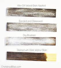 Amber dye stain + merlot dye stain. How To Weather Wood Cherished Bliss