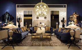 Perfect for bedrooms, living rooms or dens and highlighting dark woods. Casa Padrino Luxury Baroque Velvet Armchair Blue Dark Brown 120 X 90 X H 100 Cm Noble Living Room Armchair With Decorative Pillows Baroque Living Room Furniture Luxury Quality