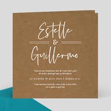 Vous êtes des amoureux inconditionnels de la nature, du papier kraft, des matières naturelles et des ficelles ? Faire Part Mariage Boheme Popcarte