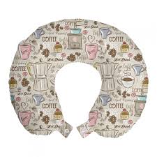 It is easily adjustable and includes a main string that goes all the way through the interior, and elastic strings on both sides for ideal height adjustment. Ambesonne Modern Travel Pillow Neck Rest Coffee Time Vintage Espresso Machine Cupcakes Beans Design Memory Foam Traveling Accessory Airplane And Car 12 Pale Pink Beige By Ambesonne Walmart Com Walmart Com