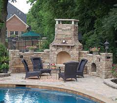 Highly rated diy kit builds in a weekend without special tools or skills. Outdoor Fireplace Kits 36 In Pre Engineered Arched Masonry Outdoor Fireplace Mediterran Terrasse Sonstige Von Mantelsdirect Com Houzz