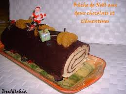 Buche De Noel Aux Deux Chocolats Et Clementines Recept