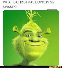 What Is Christmas Doing In My Swamp Ifunny Shrek Memes Really Funny Memes Funny Memes