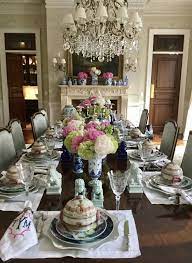 Celebrating Flowers And The Ny Flower District The Enchanted Home Dinner Table Setting Dining Table Decor Table Settings
