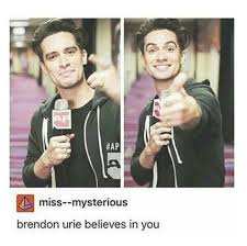 Panic At The Disco All My Friends We Re Glorious Vinyl If You Re Ever Doubting Yourself Just Know What Brendon Urie Believes In You Brendon Urie Panic At The Disco Emo Music