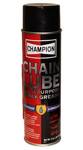 Grease generally consists of a soap emulsified with mineral or vegetable oil. Champion Chain Lube Spray Grease Champion Brands