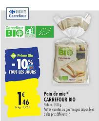 Offre Pain De Mie Carrefour Bio Chez Carrefour