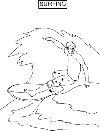Terry vine / getty images these free santa coloring pages will help keep the kids busy as you shop,. Surfing Coloring Printable Page For Kids