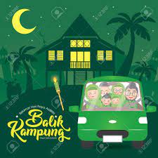 The decorations feel particularly nostalgic this year as many won't be able to travel home for hari raya. Hari Raya Aidilfitri Balik Kampung Is An Important Religious Royalty Free Cliparts Vectors And Stock Illustration Image 122196438