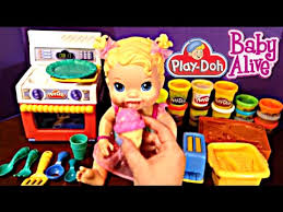 Baby Alive Yummy Treat Baby Doll Eats Play Doh Snacks Youtube