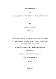 Published on jan 5, 2014. Pdf A Research Project On Land Acquisition For Selected Road Projects In Kenya Mukama Pk Academia Edu