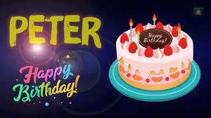 Share the best gifs now >>> Peter Happy Birthday Happy Birthday Peter Happy Birthday To You Youtube