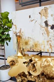Gold Luster With Our Sequoia Console Table And Butterfly Nebula Art Chic Home Decor Affordable Modern Furniture Home Decor Store